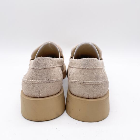 Dolce Vita Women's Elias Lug Sole Tailored Loafer Flats Dune Suede Size 7.5 - Picture 4 of 12